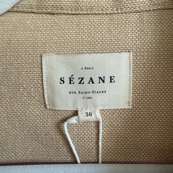 Sezane Gabano Coat - Size 4 - NWT - Picture 5 of 9